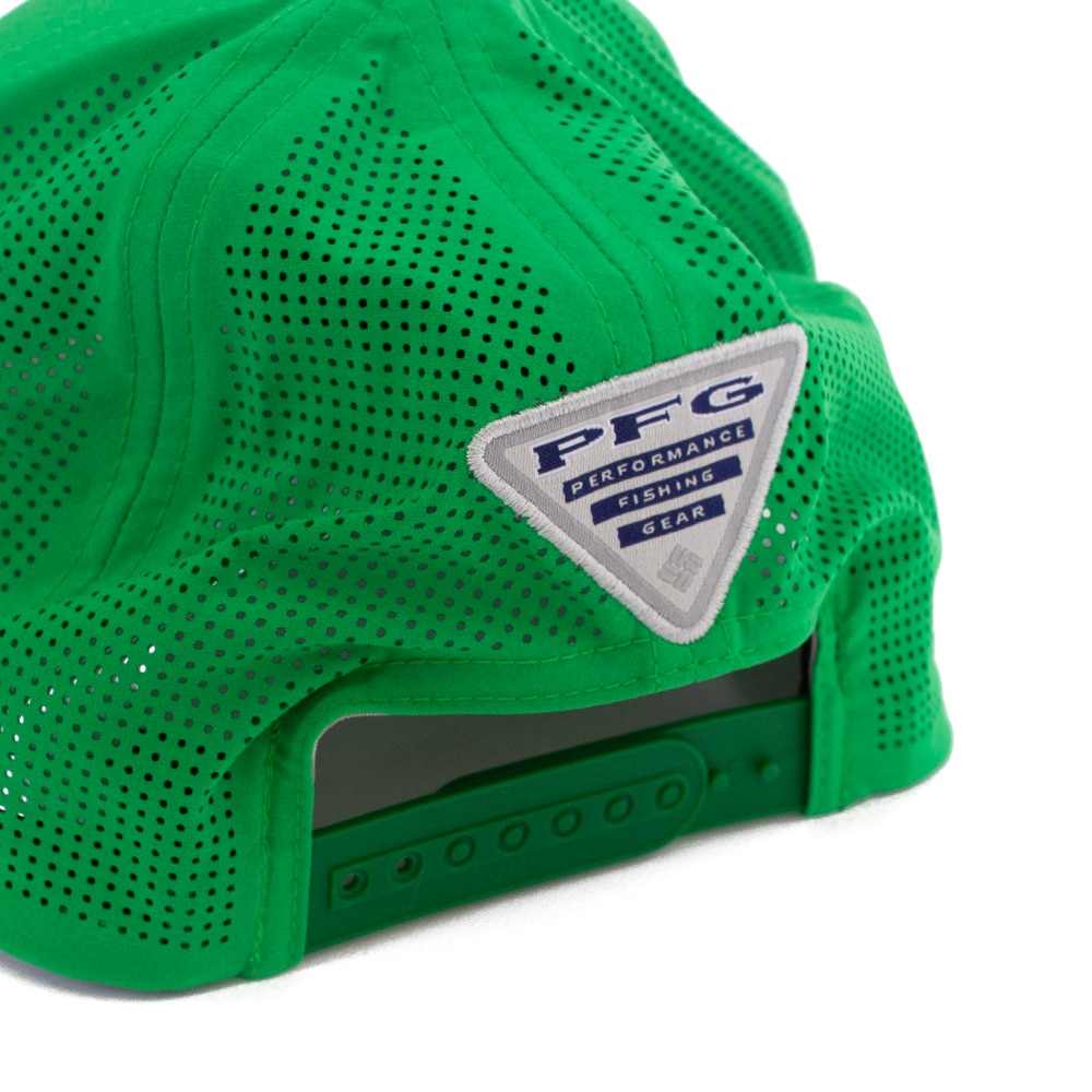 Interlocking UO, Columbia, Green, Flatbill, Polyester Blend, Accessories, Unisex, PFG, Snap back, Rope, Adjustable, Hat, 907130